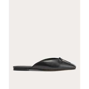 Everlane Ballet Mule in Black, Size 8, Leather